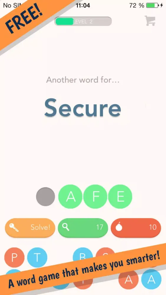 The Synonym Scrambler – Keep Your Brain Sharp With A Free Synonym Word Game 스크린샷