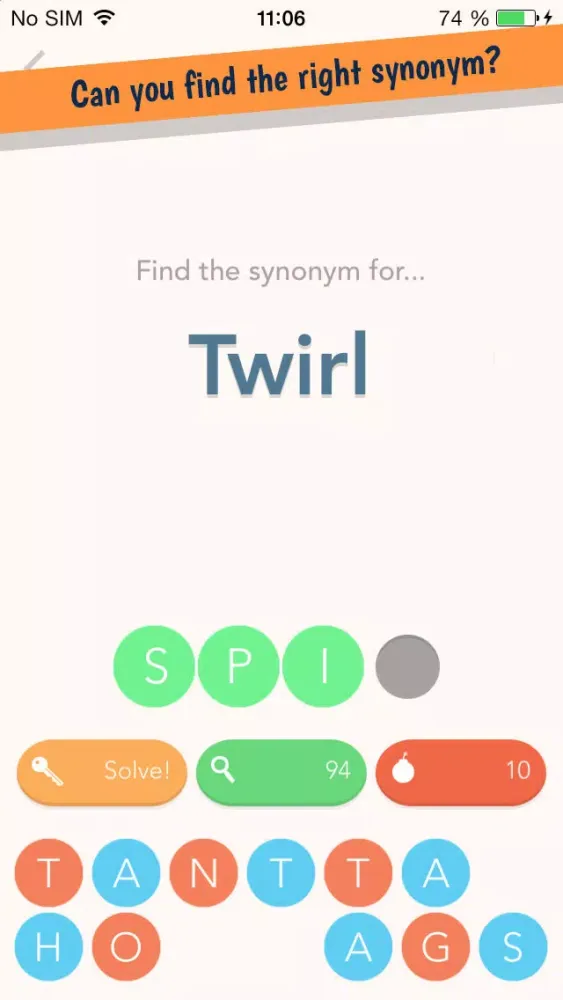 The Synonym Scrambler – Keep Your Brain Sharp With A Free Synonym Word Game 스크린샷