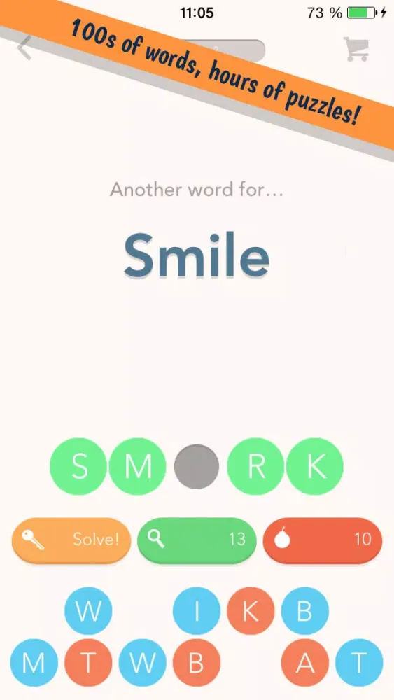 The Synonym Scrambler – Keep Your Brain Sharp With A Free Synonym Word Game 스크린샷