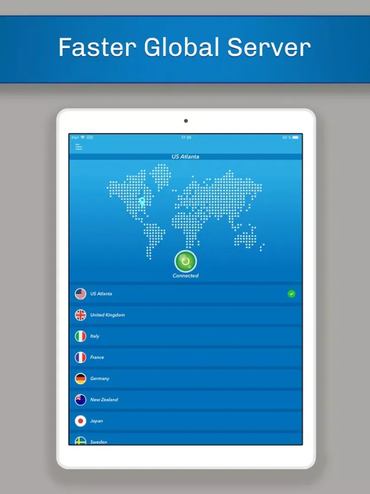 VPN - Super VPN Proxy Server iPad  Screenshots