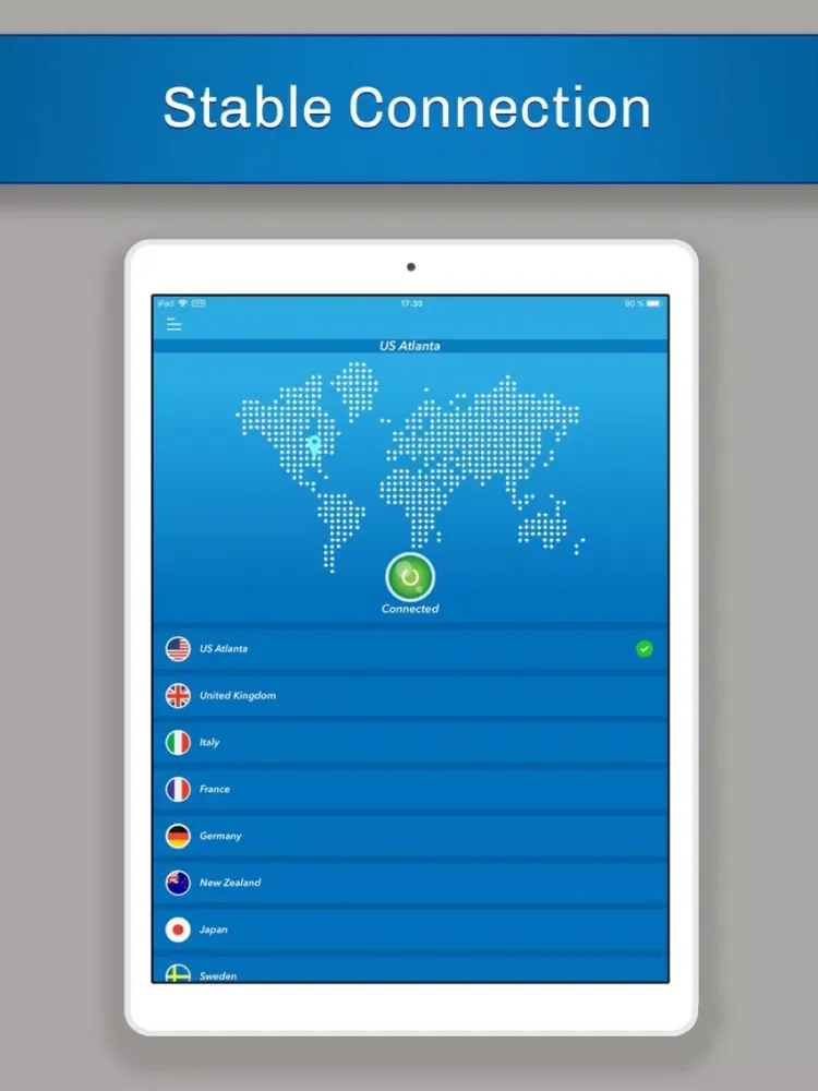 VPN - Super VPN Proxy Server iPad  Screenshots
