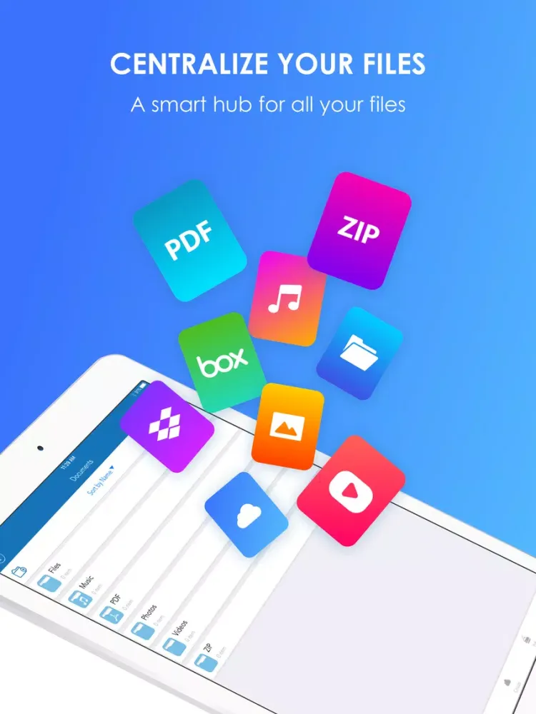 File Manager Pro: Document Hub iPad  سکرین شاٹس