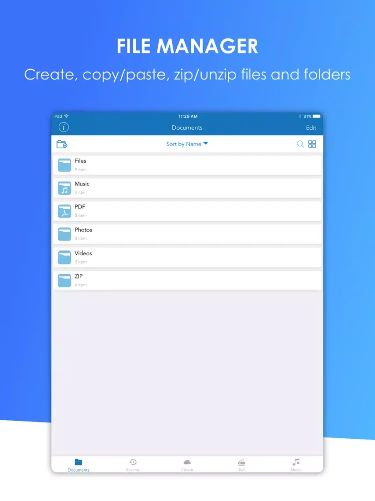 File Manager Pro: Document Hub iPad  سکرین شاٹس