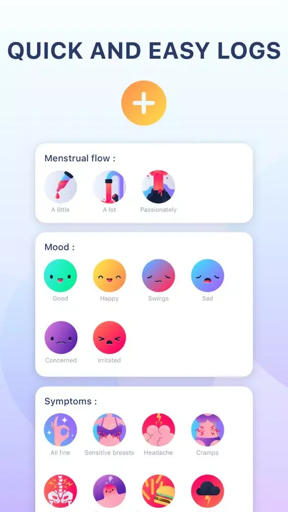 Captures d'écran de Period tracker- cycle calendar