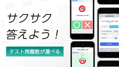 Tangkapan layar 仮免・仮免許の免許学科試験｜運転免許のまるばつで答える問題集