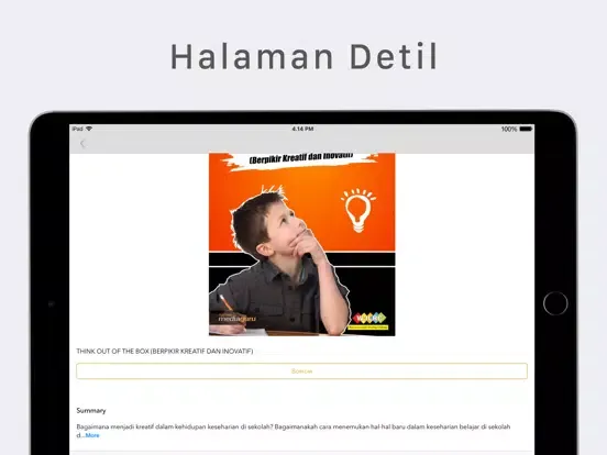 ภาพหน้าจอของ DiLa iPad