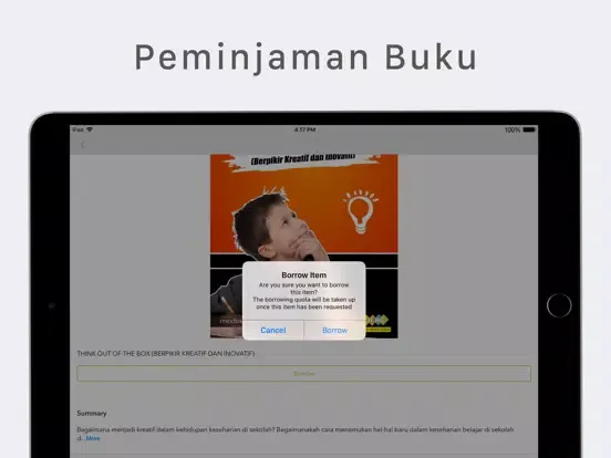 ภาพหน้าจอของ DiLa iPad