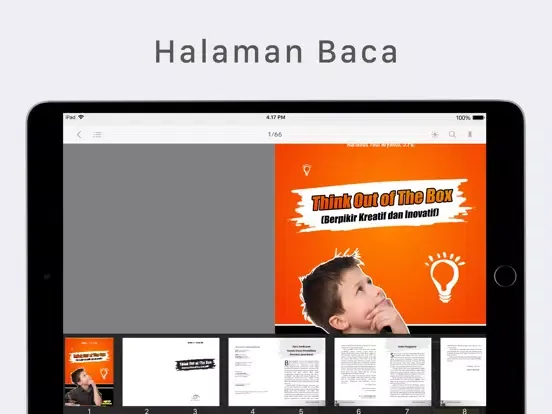 ภาพหน้าจอของ DiLa iPad