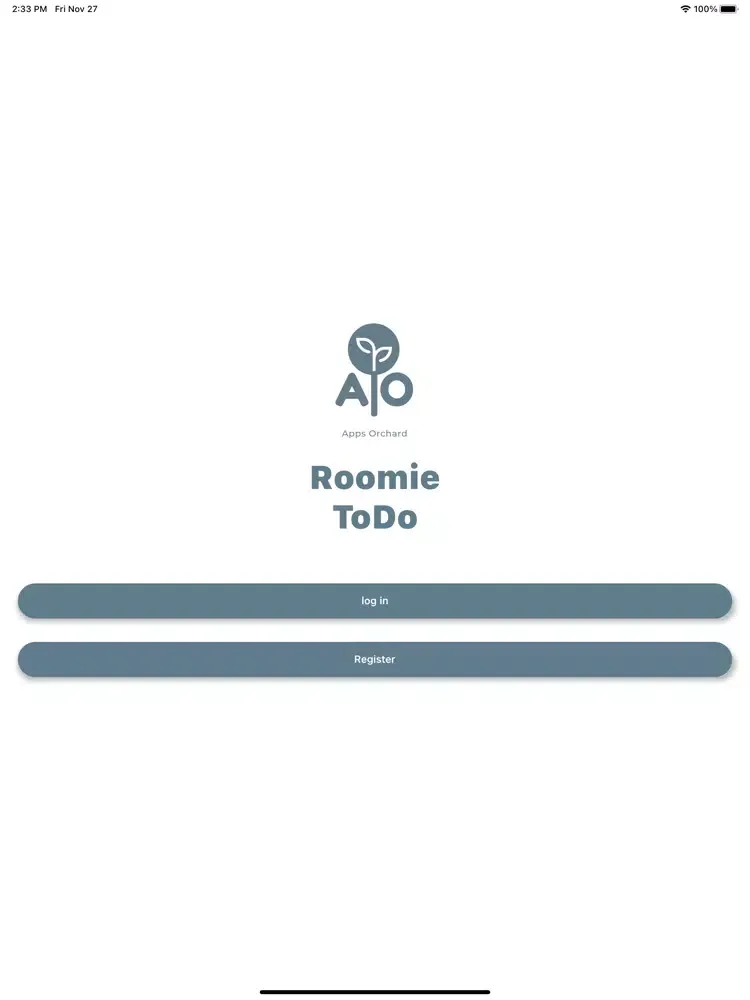 Roomie Todo iPad  Ekran Görüntüleri