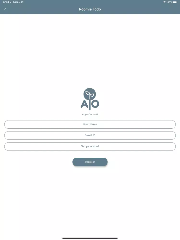 Roomie Todo iPad  Screenshots