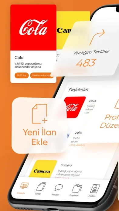 Tangkapan skrin Infumar - Markalarla İşbirliği