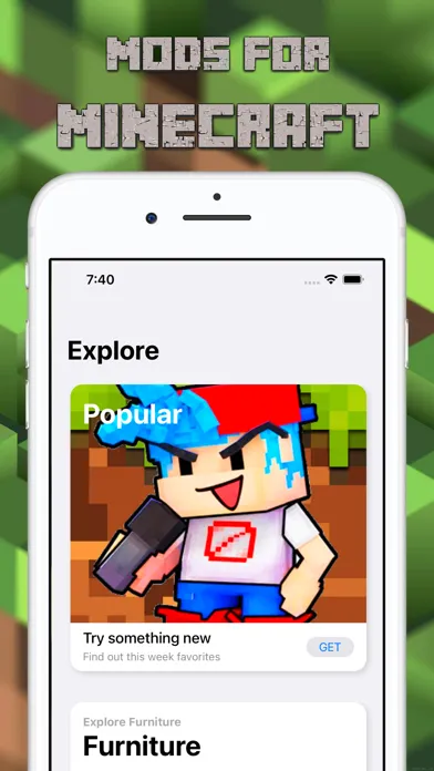 Tangkapan skrin World of Mods for Minecraft PE