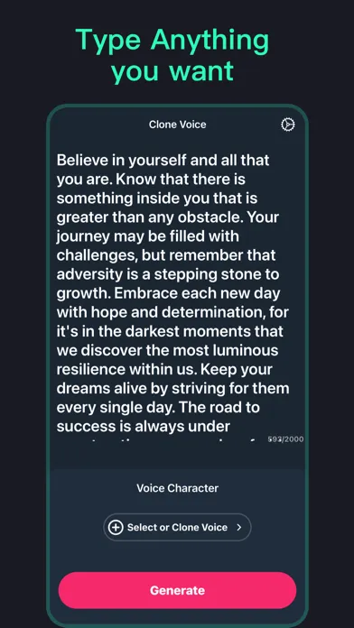 Tangkapan layar AI Voice - Clone Voice