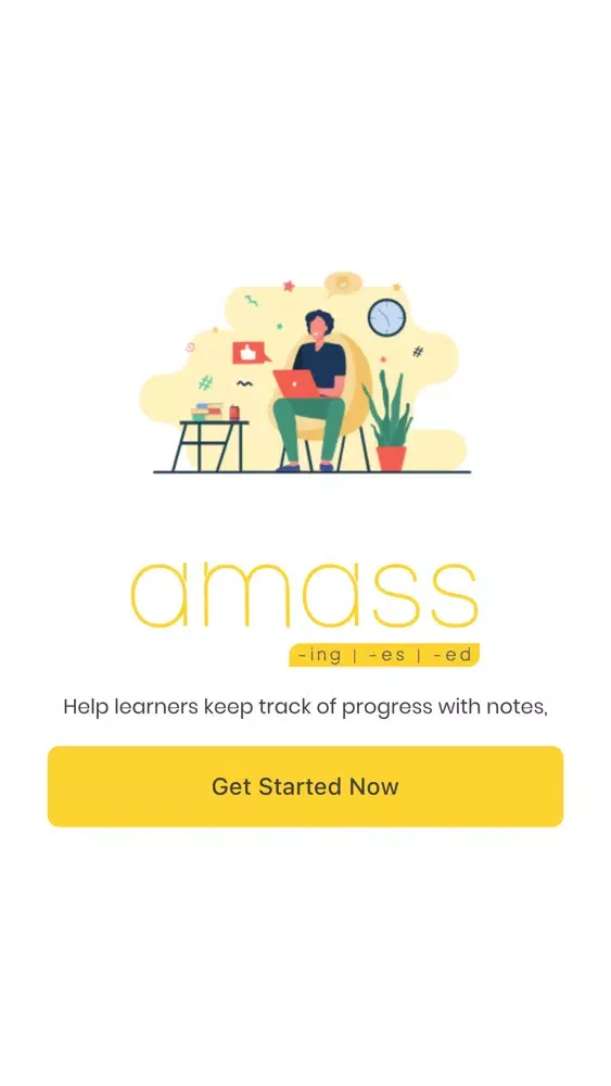 Captures d'écran de The Amass App
