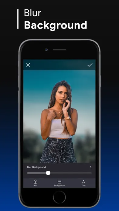 Tangkapan layar Auto Blur Backgrounds
