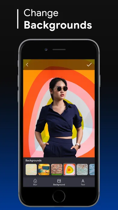 Tangkapan layar Auto Blur Backgrounds