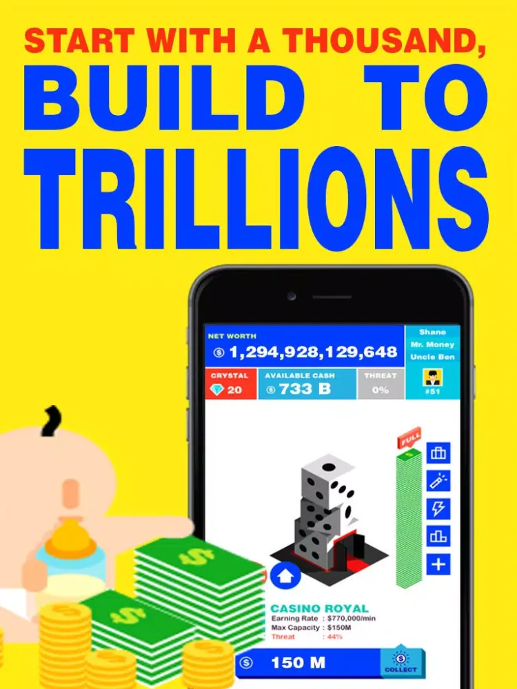 Trillionaire Mogul Capitalist - A Capitalism Tycoon Game iPad  Ekran Görüntüleri