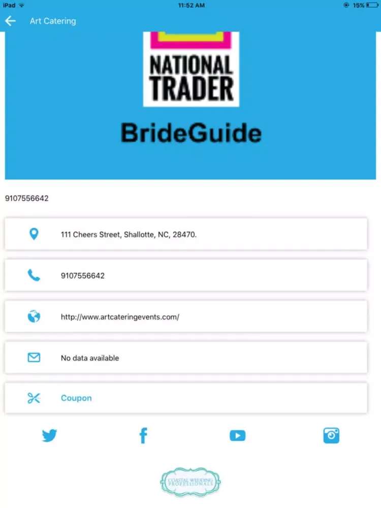 BrideGuide by NationalTrader iPad  Screenshots