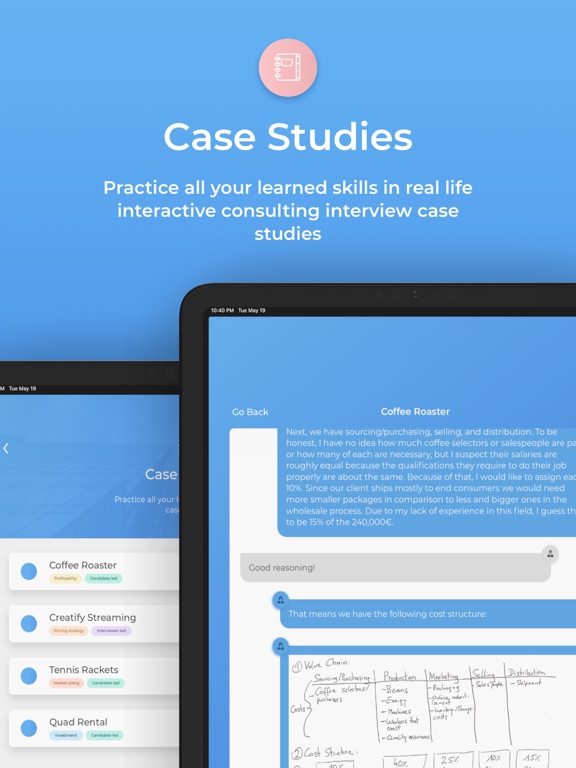 CaseTools - Consulting Prep... iPad  স্ক্রিনশট