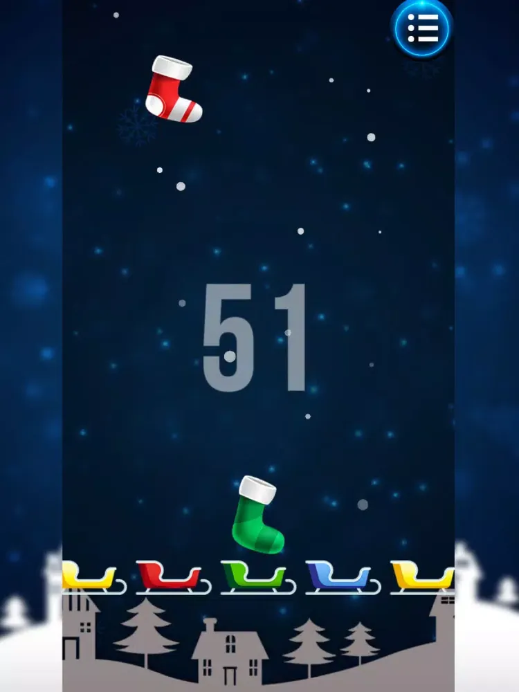 Christmas socks Fun hook mania iPad  スクリーンショット