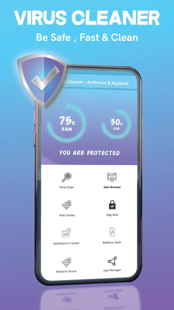 Super Cleaner- Antivirus,Cleaner & Applock, Boost应用截图