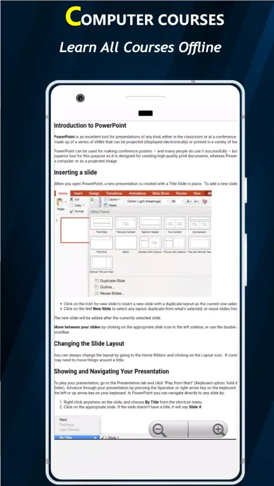 Learn Computer Courses Offline Screenshots