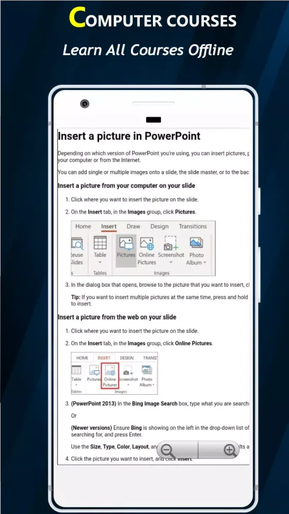 Learn Computer Courses Offline Screenshots