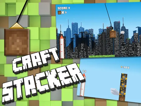 Craft Stacker Classic - Tile Block Stacking Mini Game iPad  Screenshots