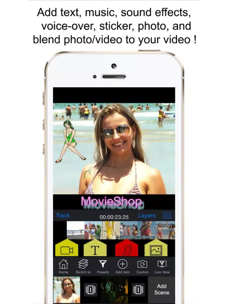 صور MovieShop - Intro designer maker full video editor iPad 
