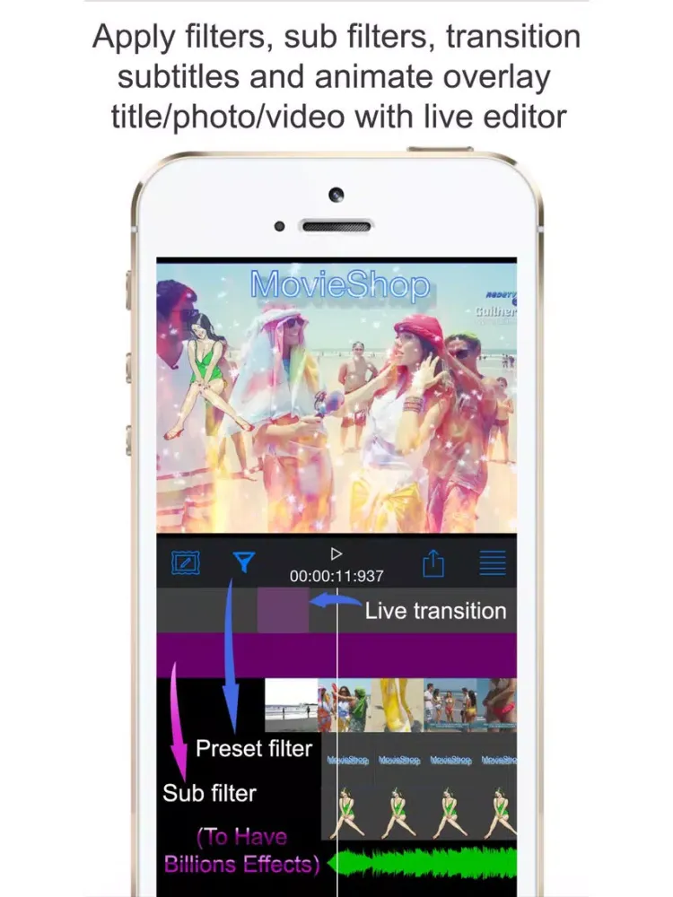 صور MovieShop - Intro designer maker full video editor iPad 