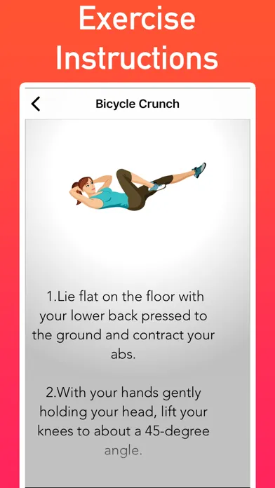Zrzuty ekranu 30 Day Ab Challenge at Home