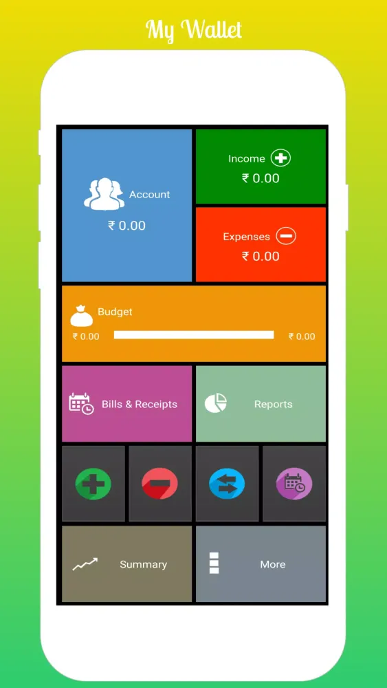 My Wallet Screenshots