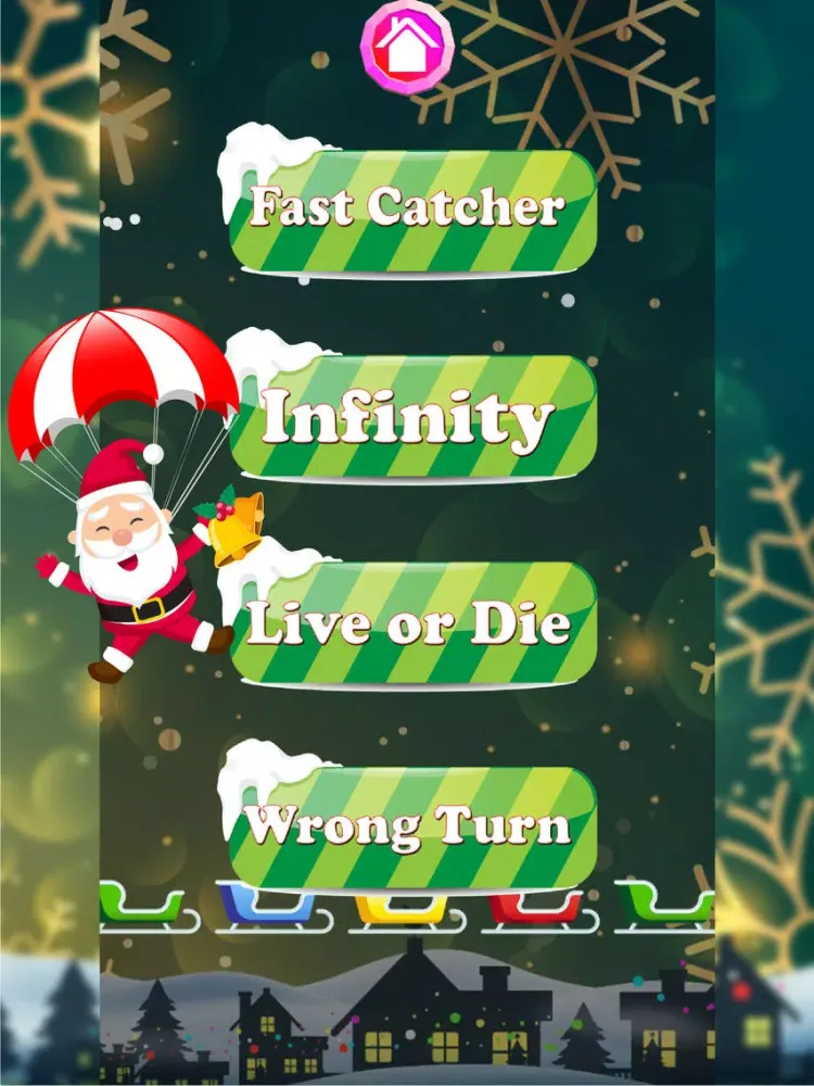 Tangkapan skrin Glowy Christmas Ride iPad 