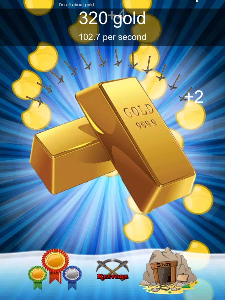Capturas de tela do Gold Rush Clicker - Nuggets and Bars Miner Fever iPad 
