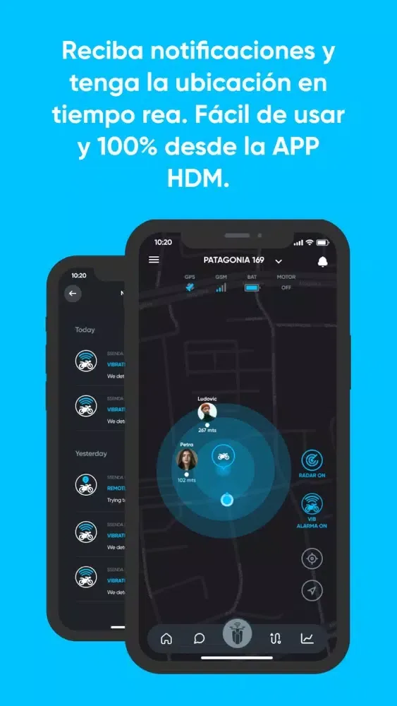 Ảnh chụp màn hình của HDM GPS