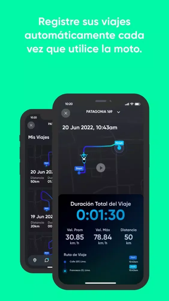 Ảnh chụp màn hình của HDM GPS