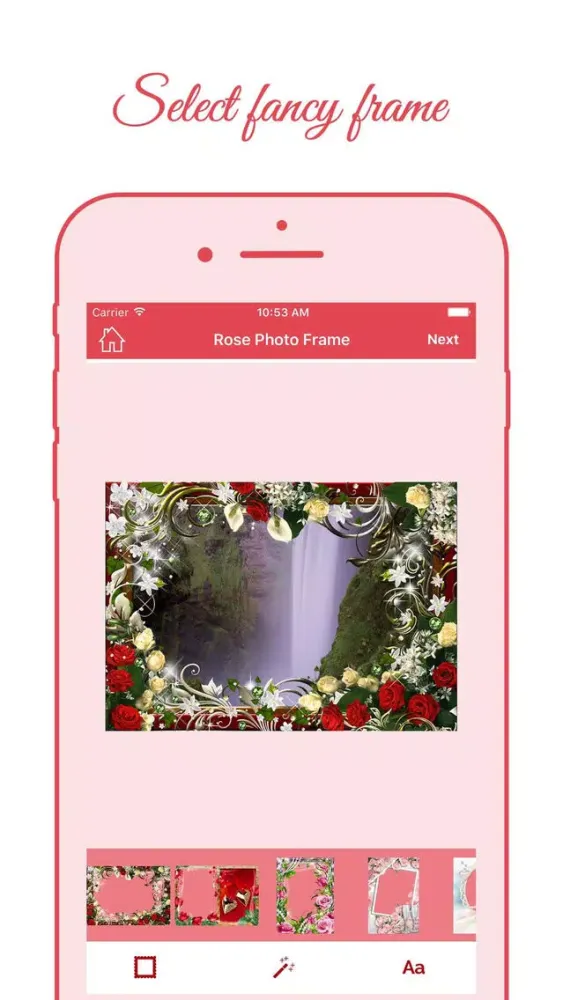 Capturas de pantalla de Rose Photo Frames: Flower Photo Frame Editor PRO