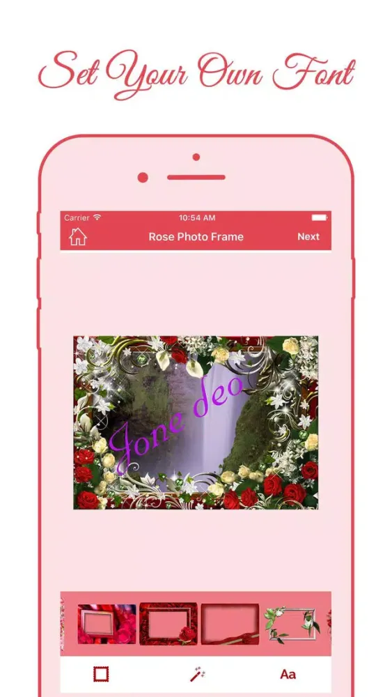 Capturas de pantalla de Rose Photo Frames: Flower Photo Frame Editor PRO