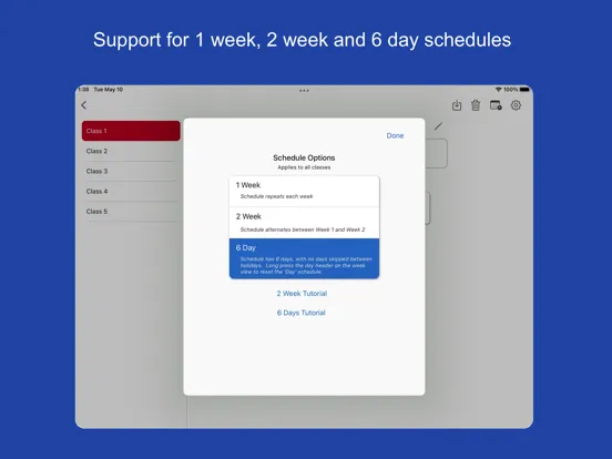 Class Planner (cloud) iPad 应用截图