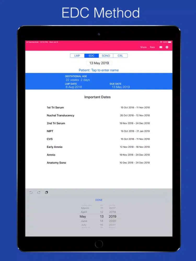 Screenshot di OB Calc Pro iPad 