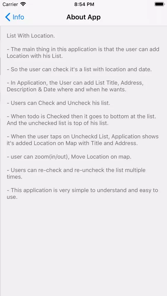 List With Location स्क्रीनशॉट
