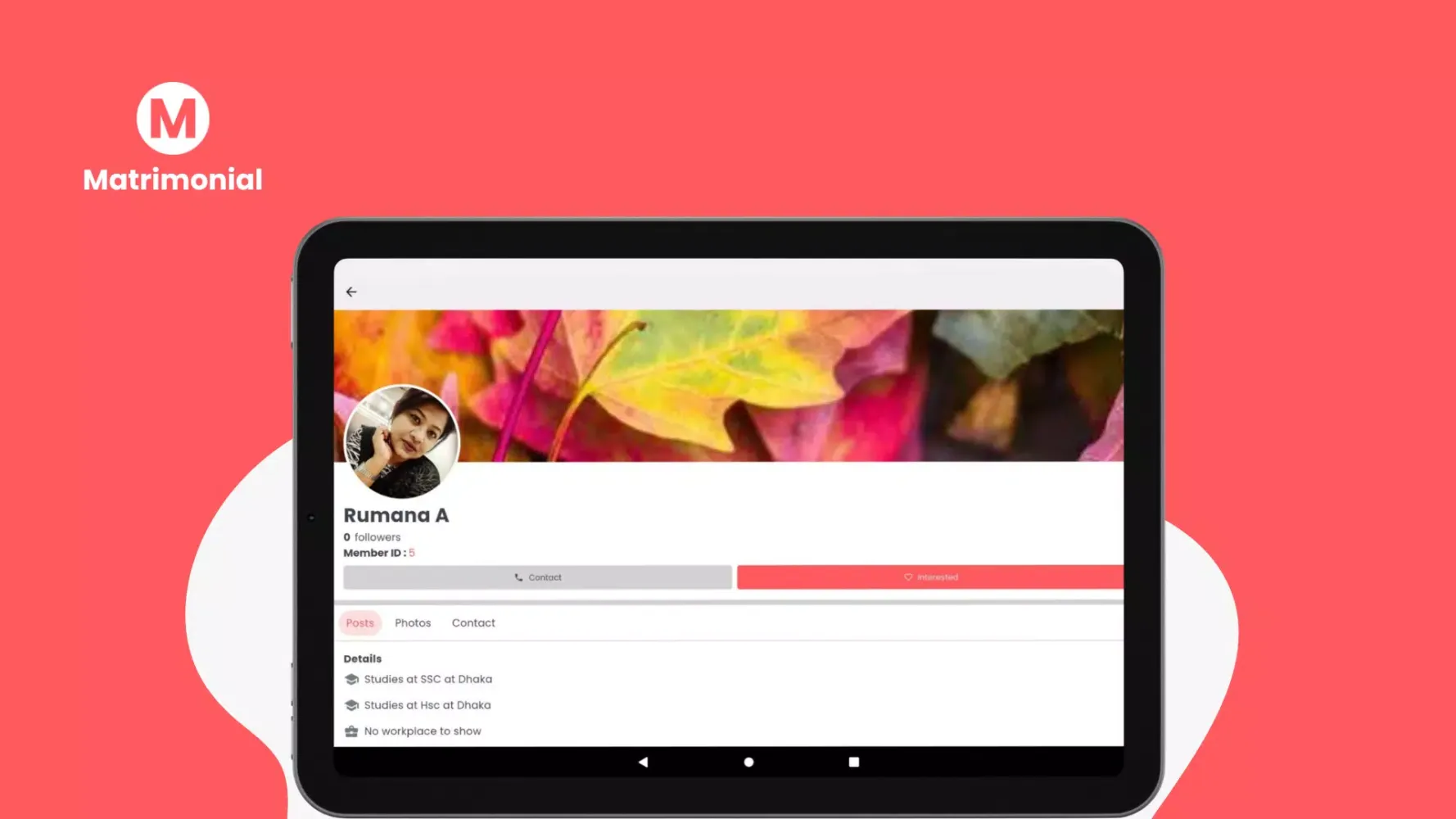 Matrimonial স্ক্রিনশট