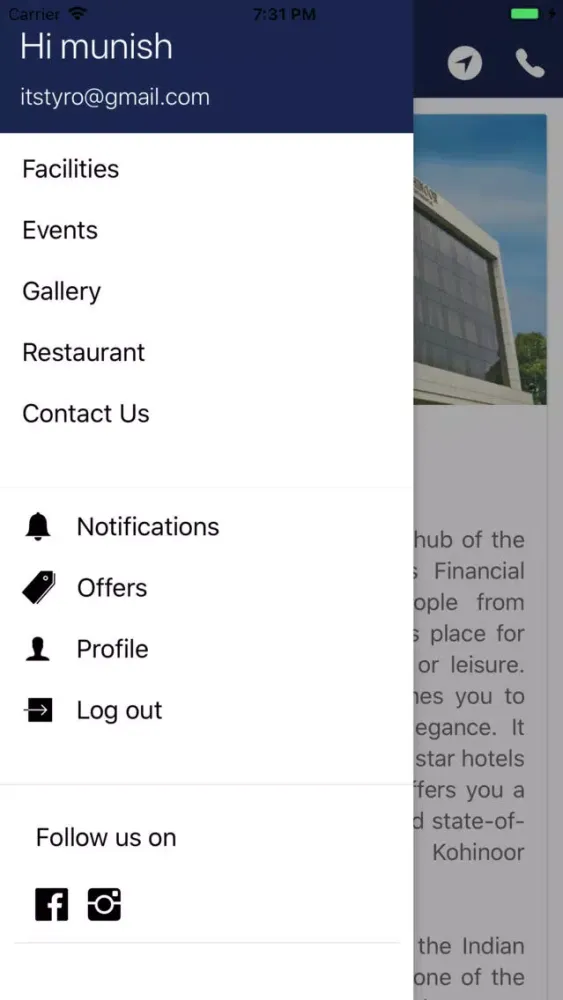 Скриншоты Kohinoor Hotels