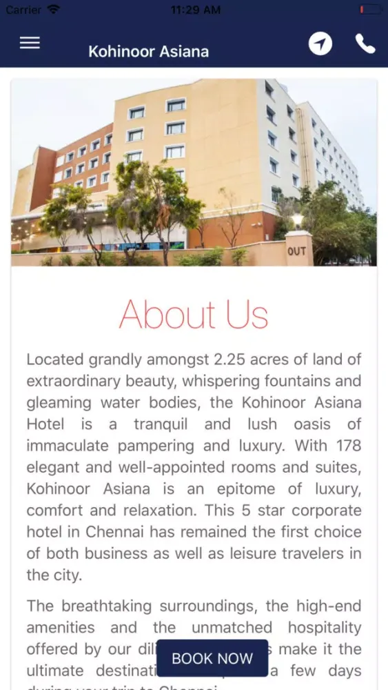 Скриншоты Kohinoor Hotels