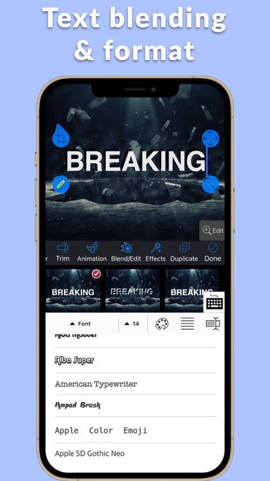 ภาพหน้าจอของ IntroMovie - Intro video maker