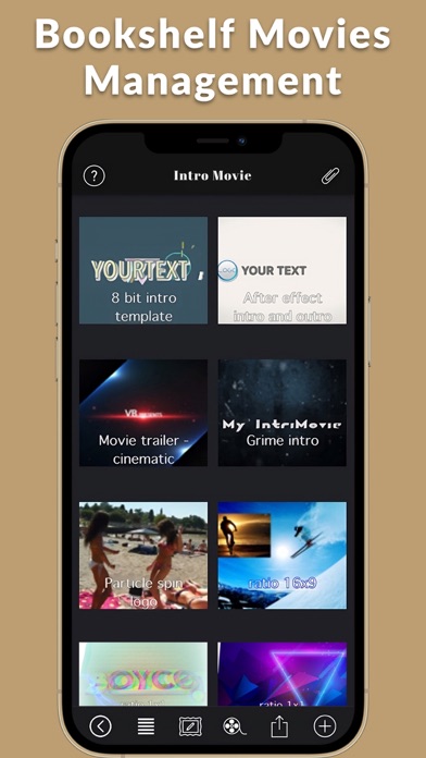 ภาพหน้าจอของ IntroMovie - Intro video maker