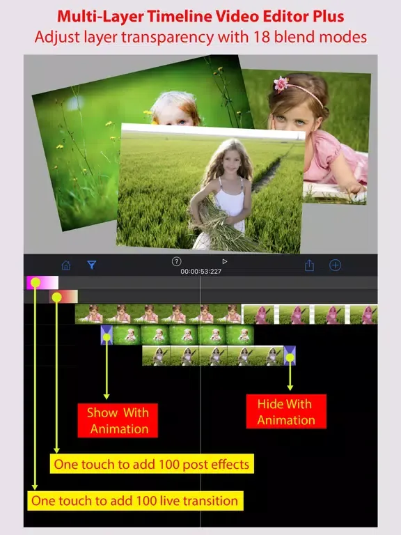 GemMovie - Pro Video Editor iPad 应用截图