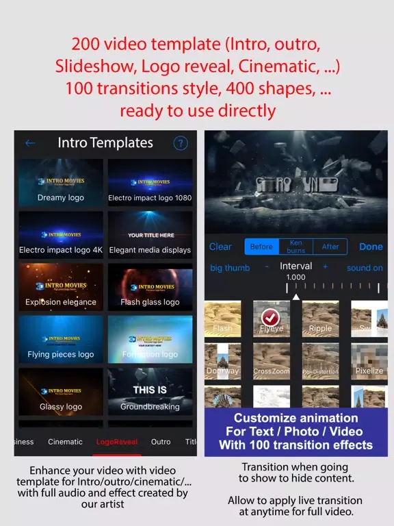 GemMovie - Pro Video Editor iPad 应用截图