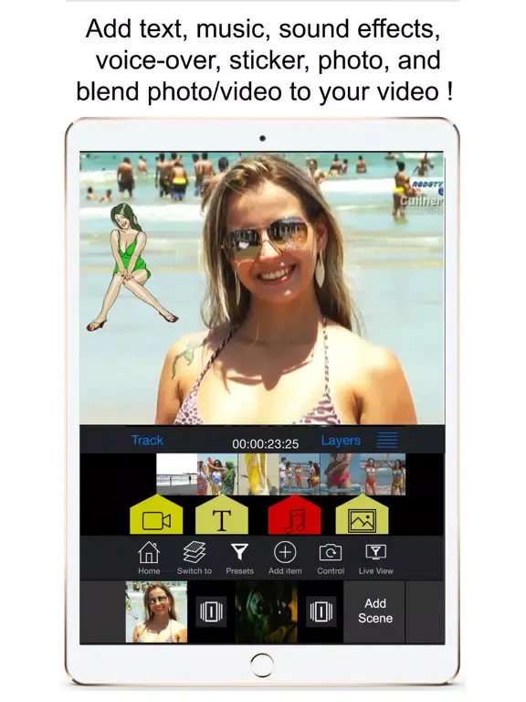 GemMovie - Pro Video Editor iPad 应用截图