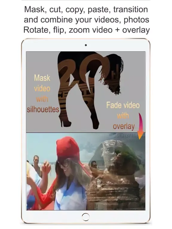 GemMovie - Pro Video Editor iPad 应用截图